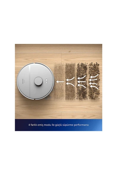 Philips 2000 Serisi Robot Süpürge Beyaz XU2000/22 Beyaz - 3