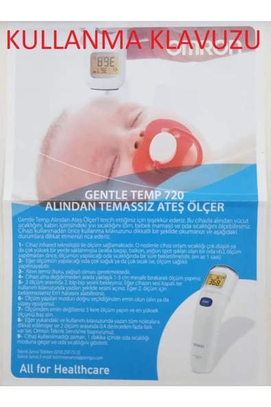 Omron Gentle Temp 720 Temassız Ateş Ölçer - 4