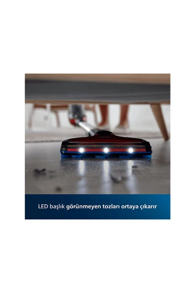 Philips XC7043/01 Şarjlı Dik Süpürge Kırmızı - 3