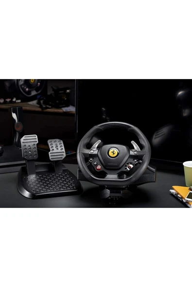 Thrustmaster T80 RW Ferrari 488 GTB Direksiyon Simidi - Gerçekçi için PlayStation PC/PS4/PS5 Deneyimi - 7