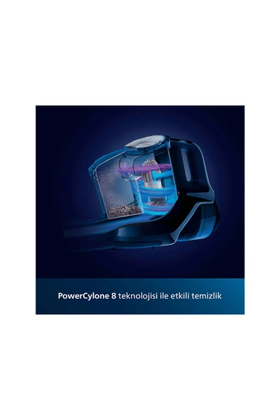 Philips XC7043/01 Şarjlı Dik Süpürge Kırmızı - 4