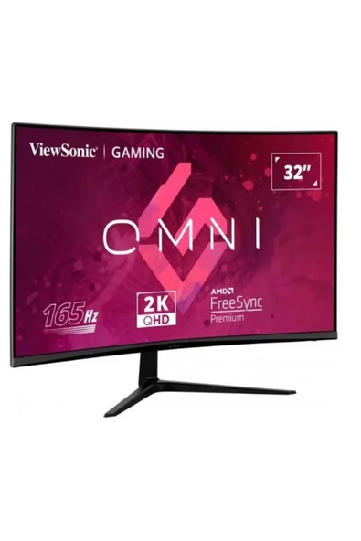 ViewSonic 32 VIEWSONIC VX3218C-2K GAMING 1MS 180HZ 2XHDMI 1XDP QHD 2560X1440 HOPARLOR CERCEVESIZ CURVED VESA - 2