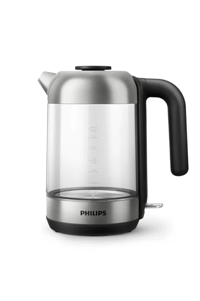Philips HD9339/80 5000 Serisi Cam Su Isıtıcı & Kettle (2200W.1,7 Litre, Led Aydınlatma) - 1
