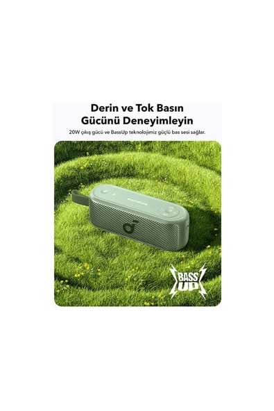 Anker Soundcore Motion 100 20W, IPX7 Bluetooth Hoparlör Yeşil - 2
