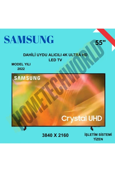 Samsung 55" 139 Ekran Dahili Uydu Alıcılı 4K Ultra HD LED TV