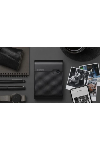 Canon Selphy Square Qx10 Fotoğraf Yazıcısı Siyah + Xs-20l Baskı Kağıdı Seti 20’li - 4