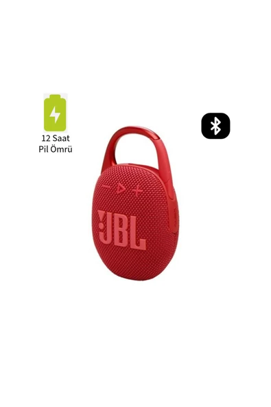 JBL Taşınabilir Bluetooth Hoparlör Kırmızı 12 Saat Müzik Çalma Suya Dayanıklı - 2