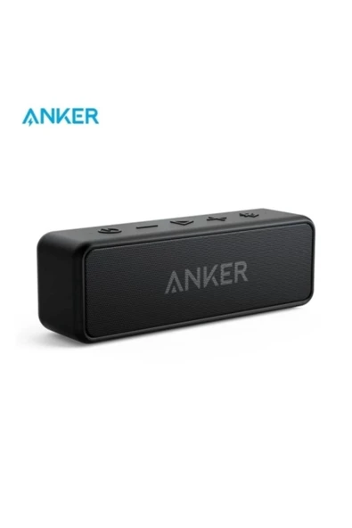 Anker Soundcore 2 Taşınabilir Bluetooth Kablosuz Hoparlör Daha Iyi Bas 24 Saat Çalışma 66ft Ipx7