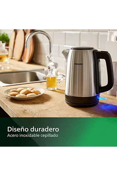 Philips Hd9350/90 Çelik Su Isıtıcı, 1.7 L Hazne, 360 Dereceli Taban, Otomatik Kapanma, Gri [enerji - 3