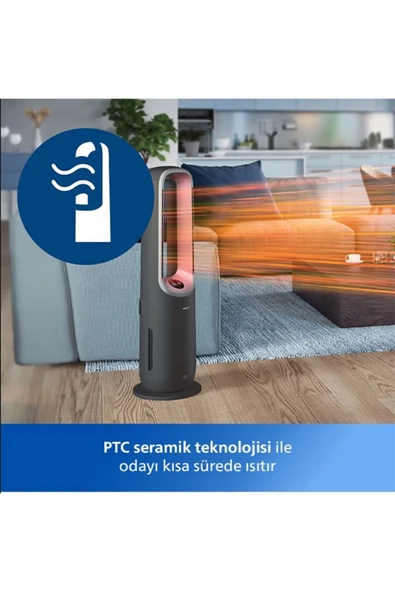 Philips Amf870/15 3'ü 1 Arada Hava Temizleyici, Fan Ve Isıtıcı