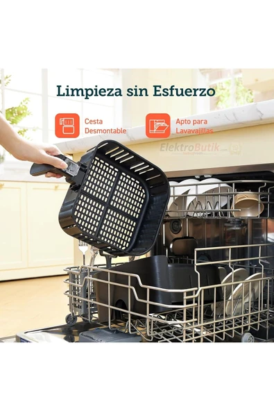 COSORI Premium 5.5L Air Fryer Fritöz Siyah - 4