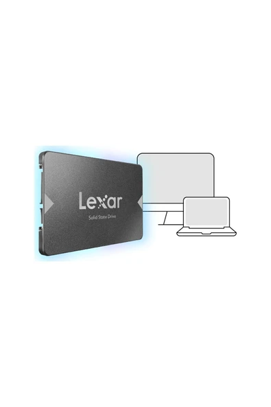 Lexar NS100 512GB 550MB/s 2.5" SSD LNS100-5128RB - 3