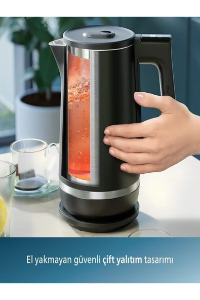 Philips HD9396/90 Su Isıtıcı, 7000 Serisi, Çelik İç Gövde, Dokunmatik Kontrol - 2