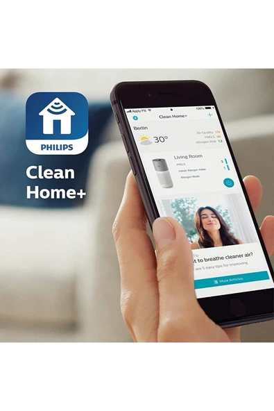 Philips Ac3033/10, Max 135m2 Temizleme Kapasiteli, Connected Hava Temizleyici - 5