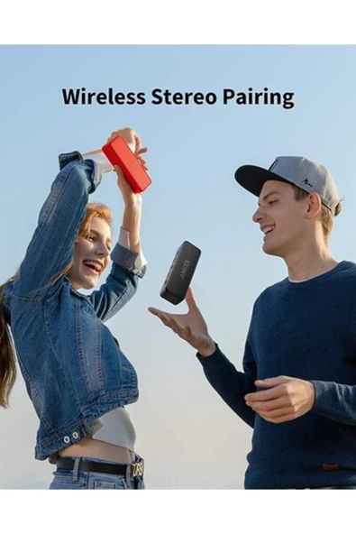 Anker SoundCore 2 Bluetooth Hoparlör Suya Dayanıklı 24 Saat Çalışabilme Özelliği Ipx7 12W Ses - 5