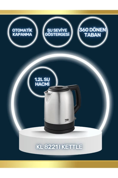 Beko KL 8221 I BEKO INOX MİNİ KETTLE SU ISITICI