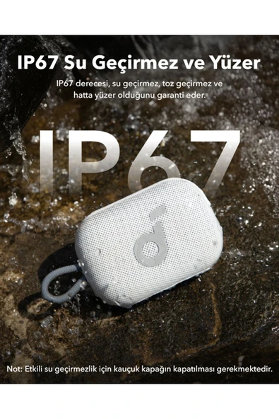 Anker Soundcore Select 4 Go Kablosuz Bluetooth Hoparlör - 20 Saat Ultra Çalma Süresi - Beyaz - A31X1 - 5