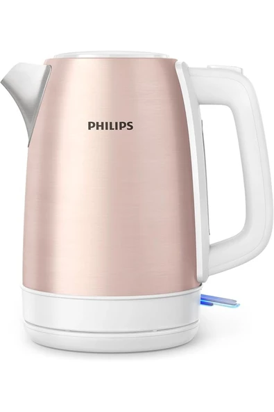 Philips Elektrikli Su Isıtıcısı 1.7 Litre - Paslanmaz Çelik - Pembe - HD9350/96 - 1