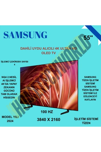 Samsung 55'' 139 Ekran Uydu Alıcılı 4K Ultra HD Smart OLED TV