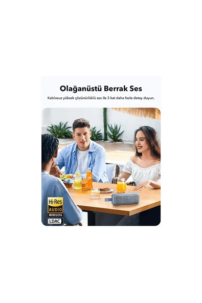 Anker Soundcore Motion 100 20W, IPX7 Bluetooth Hoparlör Mavi - 3