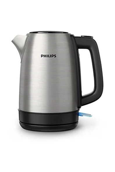 Philips Hd9350/90 Çelik Su Isıtıcı, 1.7 L Hazne, 360 Dereceli Taban, Otomatik Kapanma, Gri [enerji
