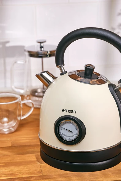 Emsan Turtle Kettle Cream - 2