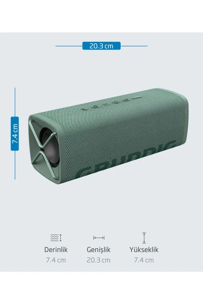 Grundig Club Bt Yeşil Bluetooth Hoparlör - 5