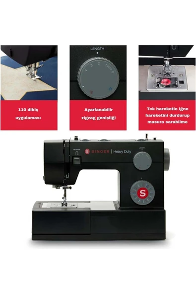 SİNGER Singer 4432 Heavy Duty Dikiş Makinesi - 6