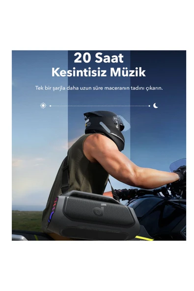 Anker Soundcore Boom 2 Plus Bluetooth Hoparlör - Siyah - A3134 - 5