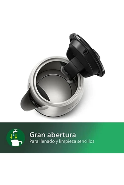 Philips Hd9350/90 Çelik Su Isıtıcı, 1.7 L Hazne, 360 Dereceli Taban, Otomatik Kapanma, Gri [enerji - 4