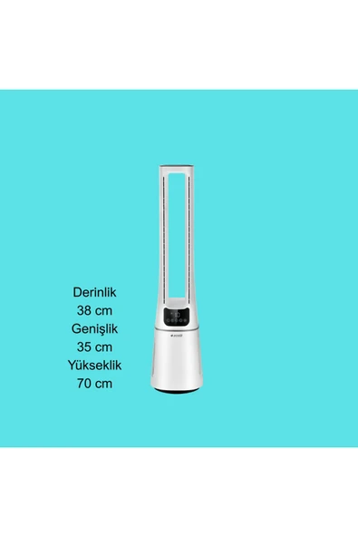 Arçelik HEPA Filtreİi,Otomatik modlu, uyku modulu,iyonizerli HKV Kule Tipi Vantilatör - 3