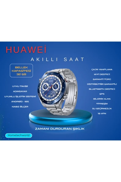 Huawei Watch Ultimate Akıllı Saat Okyanus Mavisi