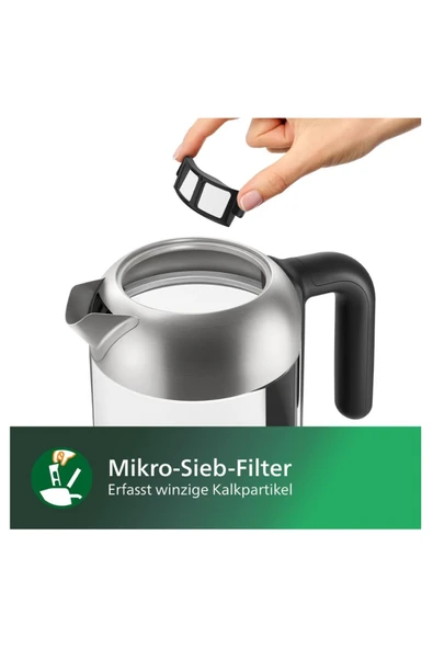 Philips Modern ve uzun ömürlü tasarım  2200 W 1.7 LT CAM SU ISITICISI - 4