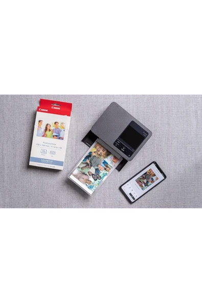 Canon SELPHY CP1500: Taşınabilir Fotoğraf Yazıcısı WiFi, Termal Süblimasyon, Beyaz, Şeritsiz ve Pilsiz - 5