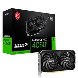 Msi GeForce RTX4060Ti VENTUS 2X BLACK 8GB OC GDDR6 128 Bit DLSS 3 Ekran Kartı - Resim 3