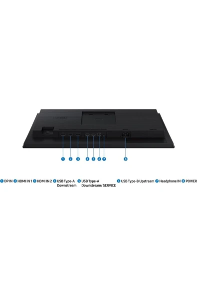 Samsung 22 Inc Essential Ls22D400Gauxuf 5Ms 100Hz Dp-Hdmi Vesa Pivot Monitör - 6