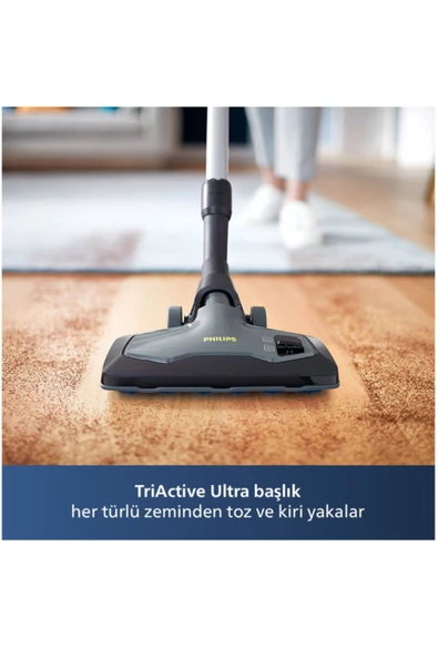 Philips Toz Torbasız Süpürge Premium Azur Elite 2600 Ütü Hediye - 5