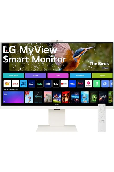 LG 32" 32SR85U-W MyView 5Ms 60Hz (HDMI+Type-C) AirPlay 2 4K UHD IPS Akıllı Monitör