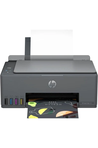 HP Smart Tank 581 Hepsi Bir Arada Yazıcı 4A8D4A Siyah - 2