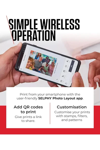 Canon SELPHY CP1500 Renkli Taşınabilir Fotoğraf Yazıcısı Siyah - 5