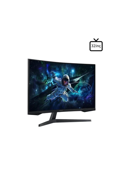 Samsung 32 Inç 2k Qhd 1ms 165hz Freesync Hdr10 1ms Va 1000r Kavisli Gaming Monitör Siyah-ls32cg552euxuf - 2