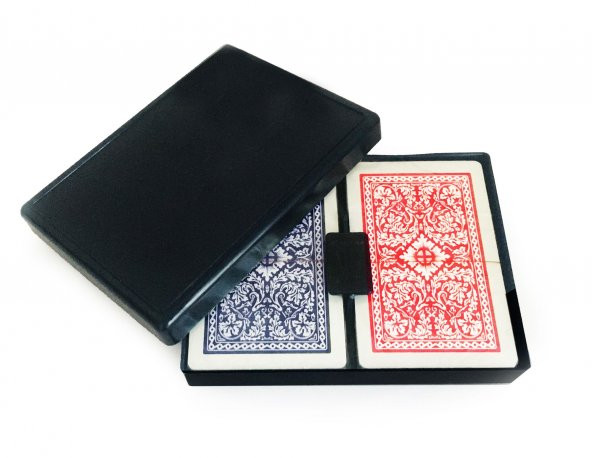 Star A/30 Plastik Desenli İskambil Oyun Kağıdı Takımı 2'li A-K-Q-J - 4