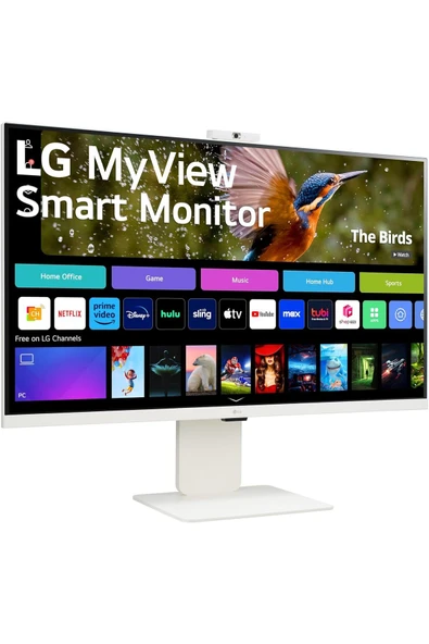 LG 32" 32SR85U-W MyView 5Ms 60Hz (HDMI+Type-C) AirPlay 2 4K UHD IPS Akıllı Monitör - 2