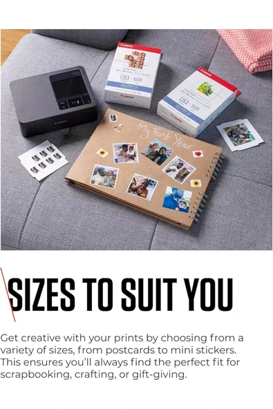 Canon SELPHY CP1500 Renkli Taşınabilir Fotoğraf Yazıcısı Siyah - 6