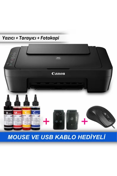 Canon Dolan Kartuşlu E414 Yazıcı / Tarayıcı / Fotokopi