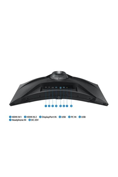 Samsung Odyssey  32 İnç 165hz 1ms Uhd Quantum Mini-led Pivot Kavisli Oyuncu Monitörü - 7