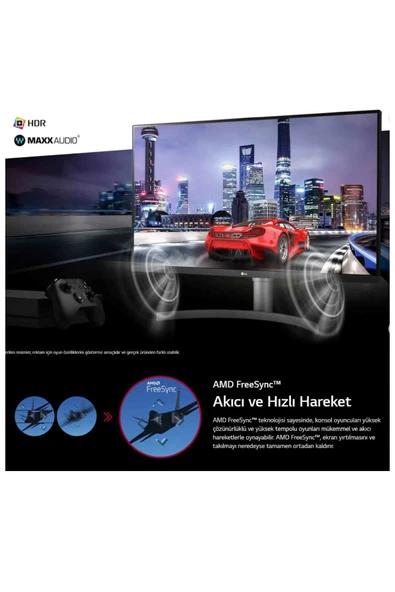 LG 31.5" 4 MS 60 Hz FreeSync 4K Ultra HD VA LED Monitör - 5