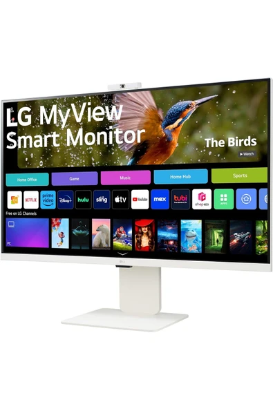 LG 32" 32SR85U-W MyView 5Ms 60Hz (HDMI+Type-C) AirPlay 2 4K UHD IPS Akıllı Monitör - 3