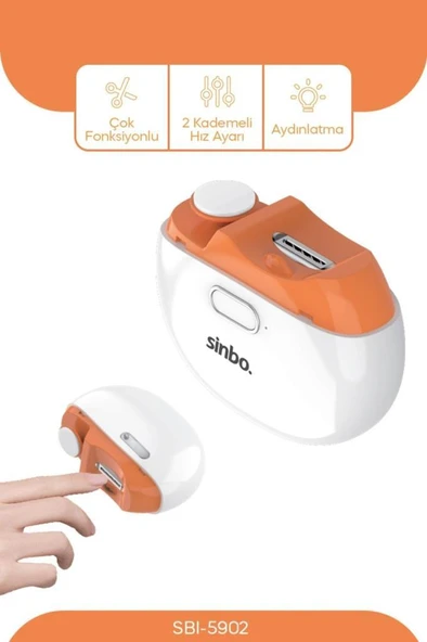Sinbo Sbı-5902 Şarjlı Tırnak Bakım Makinesi ürün görseli