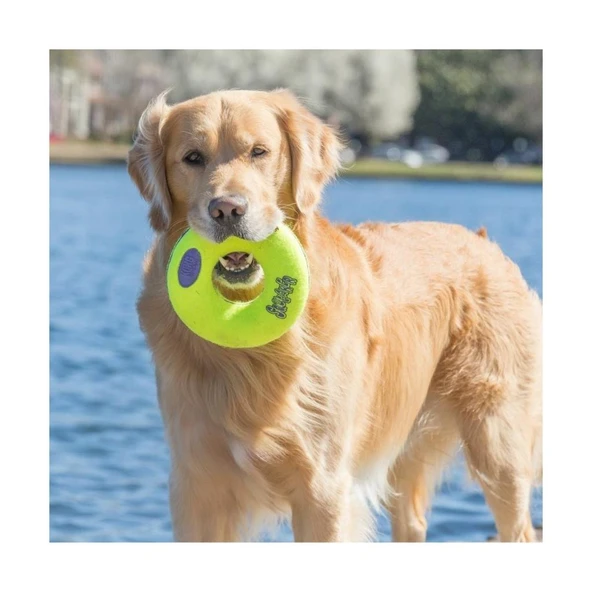 Kong Company Airdog Squeaker Donut Köpek Oyuncağı Medium - 2